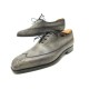 CHAUSSURES BERLUTI RICHELIEU BOUT FLEURI 7 41 CUIR GRIS EMBAUCHOIRS SHOES 1795€