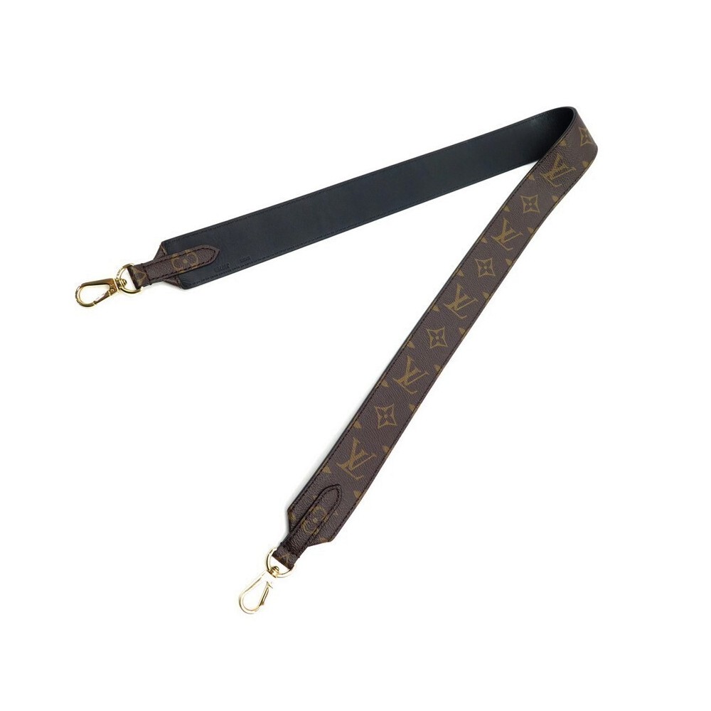 Louis Vuitton J02288 Monogram Canvas/ Black Bandouliere Shoulder Strap