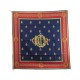 VINTAGE NEUF FOULARD CHRISTIAN DIOR MOTIF BIJOUX EN SOIE ROUGE RED SCARF 490€