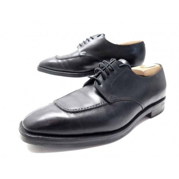 CHAUSSURES JOHN LOBB BORDOR 8896 DERBY 10E 44 EN CUIR NOIR LEATHER SHOES 1704€