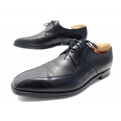 CHAUSSURES JOHN LOBB SHERBORNE DERBY 10E 44 CUIR NOIR EMBAUCHOIRS SHOES 1704€