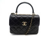sac a main chanel trendy cc matelasse cuir noir