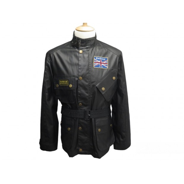 NEUF MANTEAU BARBOUR UNION JACK INTERNATIONAL WAX COTON HUILE XL 54 JACKET 560€