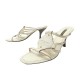 CHAUSSURES ESCARPINS LOUIS VUITTON MULES A BRIDES 38 CUIR SANDALES SHOES 740€