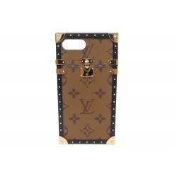 ETUI TELEPHONE LOUIS VUITTON EYE TRUNK IPHONE 7+ PETITE MALLE MONOGRAM 1050€