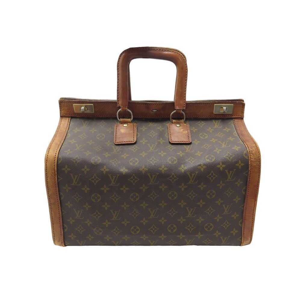 Rare Louis Vuitton Doctors Bag Steamer Tote Keepall Vintage 50s Monogram  Canvas