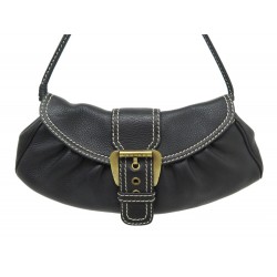 SAC A MAIN CELINE MINI CHOUQUETTE EN CUIR GRAINE NOIR LEATHER HAND BAG 1600€