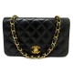 SAC A MAIN CHANEL MINI TIMELESS SIMPLE RABAT EN CUIR NOIR LEATHER HAND BAG 4500€