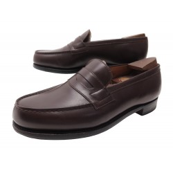 CHAUSSURES JM WESTON 180 06.5E 40.5 LARGE 41 MOCASSINS CUIR LOAFERS SHOES 850€