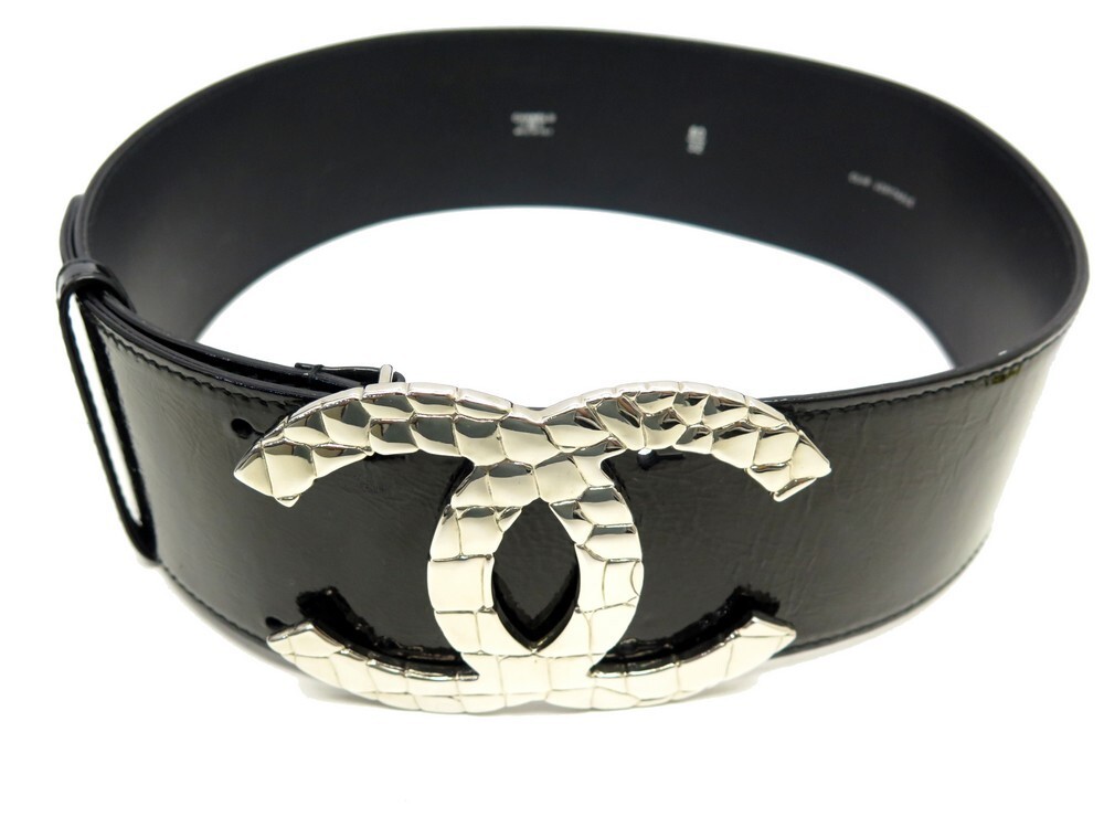 Belt Chanel Black size M International in Other - 34336998