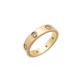 BAGUE CARTIER LOVE 8 DIAMANTS OR ROSE 