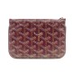 POCHETTE GOYARD SENAT MINI TROUSSE EN TOILE GOYARDINE BORDEAUX POUCH CLUTCH