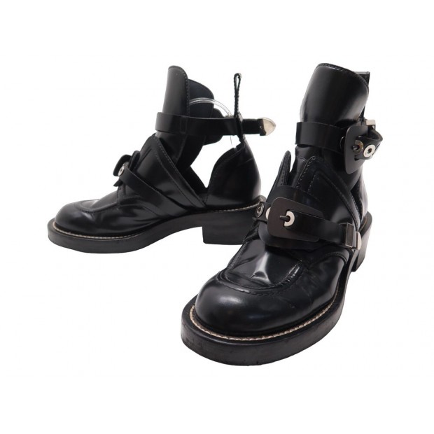 CHAUSSURES BALENCIAGA WARTO 1000 CEINTURE CUT OUT 477195 37 BOTTINES BOOTS 900€