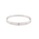 BRACELET CARTIER LOVE CRB6067617 17 CM EN OR GRIS 18K WHITE GOLD BANGLE 8550€