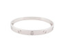 bracelet cartier love crb6067617 17 cm en or gris 18k