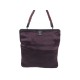 SAC A MAIN BURBERRY 23458 SATIN VIOLET ET CUIR PORTE EPAULE PURPLE HANDBAG 1500€