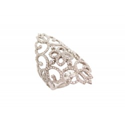 BAGUE MESSIKA EDEN T50 EN OR BLANC 18K SERTIE 52 DIAMANTS 0.92CT GOLD RING 4920€