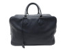 sac de voyage hermes victoria 45 en cuir togo bleu