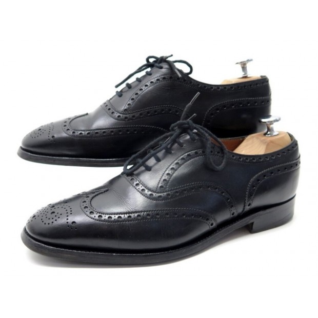 CHAUSSURES CHURCH'S BURWOOD 7E 41 RICHELIEU BOUT FLEURI CUIR LEATHER SHOES 940€