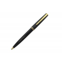 VINTAGE STYLO MONTBLANC BILLE CLASSIQUE EN RESINE NOIR RESIN BALLPOINT PEN 395€