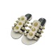 CHAUSSURES BALENCIAGA SANDALES CLASSIC STUDS 37.5 SANDALS CUIR SHOES 590€