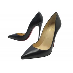 NEUF CHAUSSURES CHRISTIAN LOUBOUTIN PIGALLE 120 37.5 ESCARPINS CUIR SHOES 695€