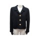 VINTAGE VESTE CELINE BOUTONS TRIOMPHE TWEED NOIR 42 L BLACK VEST JACKET 2950€