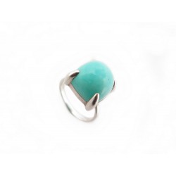 BAGUE TIFFANY & CO SUGAR STACKS PALOMA PICASSO 49 AMAZONITE EN ARGENT RING 1400€