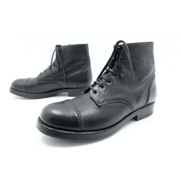 CHAUSSURES OFFICINE CREATIVE LOWRY 44 BOTTINES EN CUIR NOIR BOOTS SHOES 485€