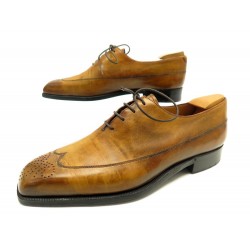 CHAUSSURES BERLUTI RICHELIEU 0794 BOUT FLEURI 4 OEILLETS 7 41 EMBAUCHOIRS 1815€