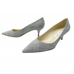 NEUF CHAUSSURES JIMMY CHOO ESCARPINS AMOUR 65 PRINCE OF STARS GLITTER 39.5 760€