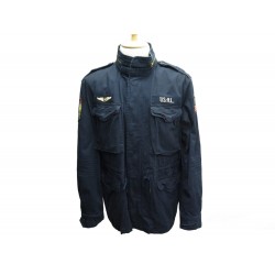 NEUF VESTE DE TREILLIS RALPH LAUREN POLO ICONIQUE XL 54 SAHARIENNE BLOUSON 449€