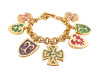   bracelet yves saint laurent charms 1980