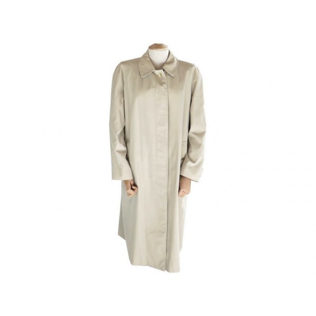 VINTAGE IMPERMEABLE BURBERRYS 16 LONG XL 46 48 FEMME BEIGE TRENCH COAT 1500€