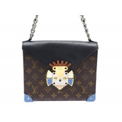 Louis Vuitton, Bags, Louis Vuitton Epi Leather Tribal Mask Chain Wallet