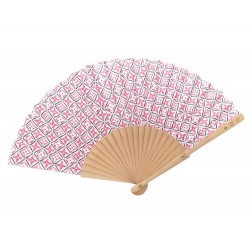 NEUF EVENTAIL LOUIS VUITTON GI0911 IMPRIME MONOGRAM ROSE PINK FRAMED FAN 300€