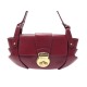 SAC POCHETTE A MAIN FENDI COMPILATION 8BR429 EN CUIR BORDEAUX CLUTCH BAG 1400€