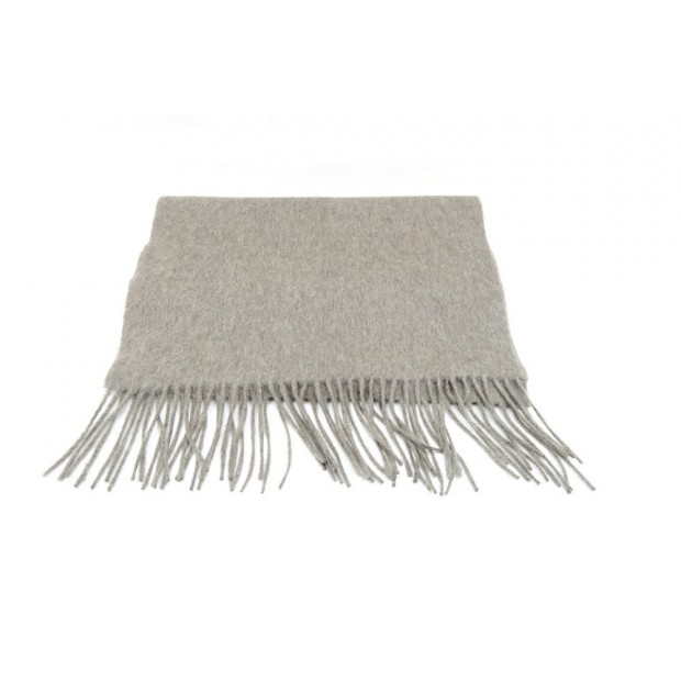 NEUF ECHARPE ERIC BOMPARD CLASSIQUE EN CACHEMIRE GRIS GREY CASHMERE SCARF 110€