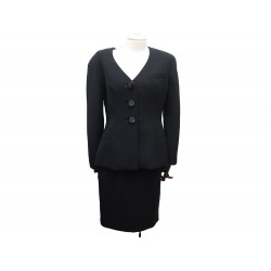 VINTAGE ENSEMBLE CHRISTIAN DIOR TAILLEUR VESTE + JUPE 42 L JACKET SKIRT 5300€