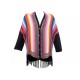 NEUF GILET HERMES L 44 EN MOUSSELINE DE SOIE MULTICOLORE NEW SILK CARDIGAN 1900€