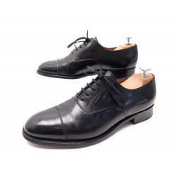 CHAUSSURES JM WESTON 300 RICHELIEU 7E 41 LARGE BOUT DROIT CUIR NOIR SHOES 790€