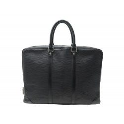 SACOCHE LOUIS VUITTON SIRIUS 40 PORTE DOCUMENTS CUIR EPI NOIR BRIEFCASE 2400€