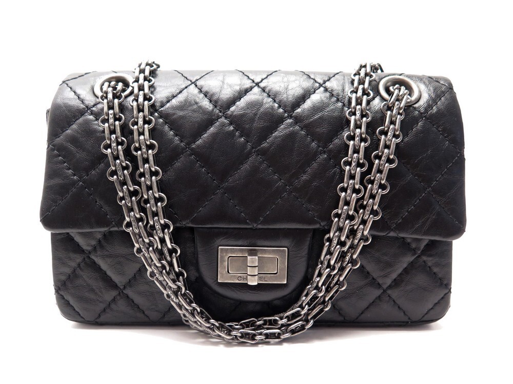 Chanel Bags Chanel Schwarz Silber Double Flap Chanel Flap Bag