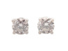 boucles d'oreilles tiffany co puces platine diamants