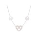 COLLIER POIRAY COEUR ENTRELACE MULTI 80-84 EN OR BLANC 18K GOLD NECKLACE 2400€