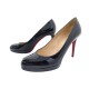 NEUF CHAUSSURES CHRISTIAN LOUBOUTIN 1120419 ESCARPINS SIMPLE PUMP 39.5 CUIR 615€