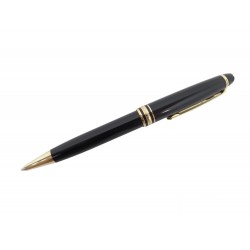 NEUF STYLO BILLE MONTBLANC MEISTERSTUCK CLASSIQUE DORE MB10883 RESINE NOIR 425€