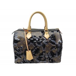 NEUF SAC A MAIN LOUIS VUITTON SPEEDY 30 TOILE MONOGRAM FLEUR DE JAIS HANDBAG