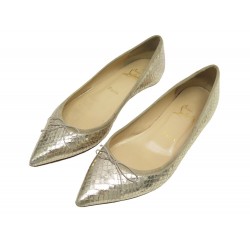 CHAUSSURES CHRISTIAN LOUBOUTIN BALLERINES SOLASOFIA FACON SERPENT 38.5 SHOE 600€