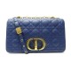 SAC A MAIN CHRISTIAN DIOR CARO MEDIUM 30 MONTAIGNE M9242UWHC EN CUIR BLEU 3800€